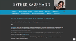 Desktop Screenshot of estherkaufmann.com